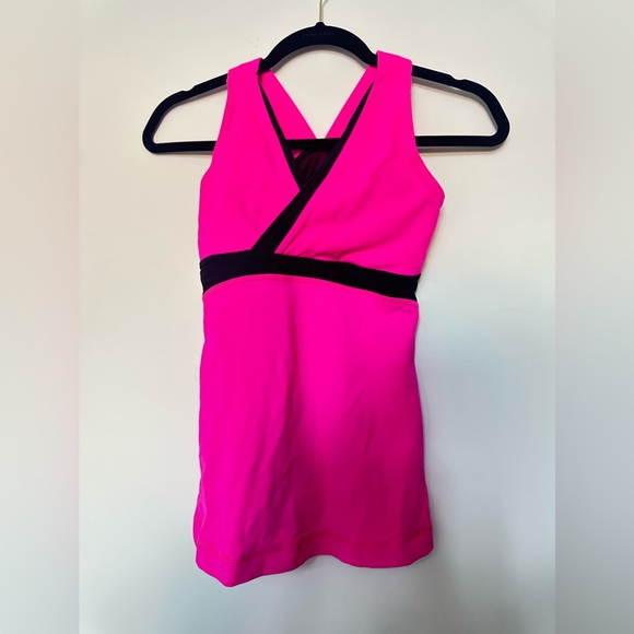 Lululemon pink tank top excellent size 4 - Picture 3 of 14
